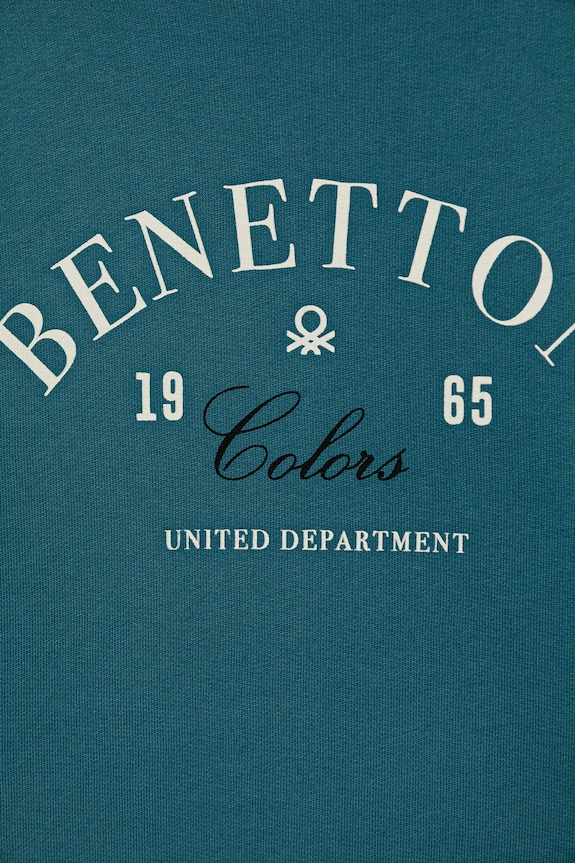 Chlapec Detská bavlnená mikina United Colors of Benetton 3J68C10PZ.G.seasonal tyrkysová