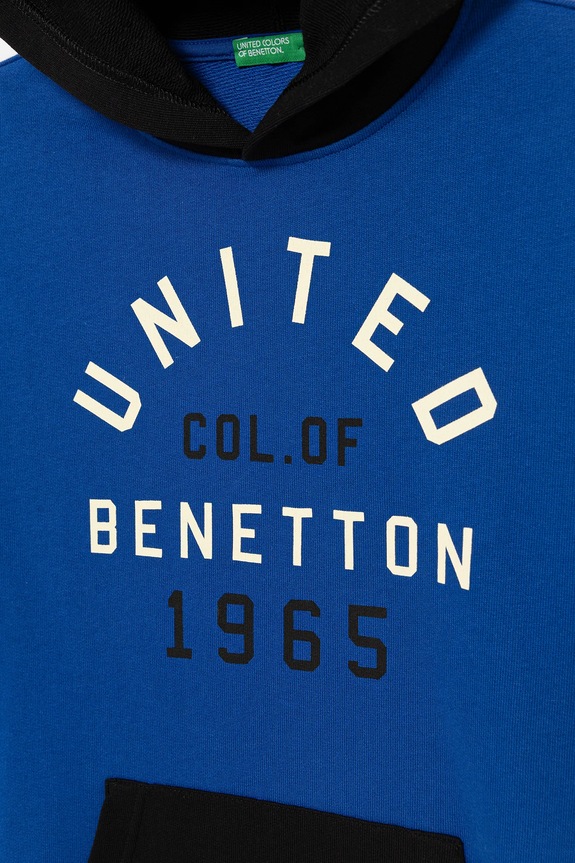 Αγορίστικα Παιδική βαμβακερή μπλούζα United Colors of Benetton 3J68C204V.G.seasonal μπλε