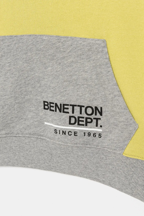 Αγορίστικα Παιδική βαμβακερή μπλούζα United Colors of Benetton 3J68C204V.G.seasonal πράσινο