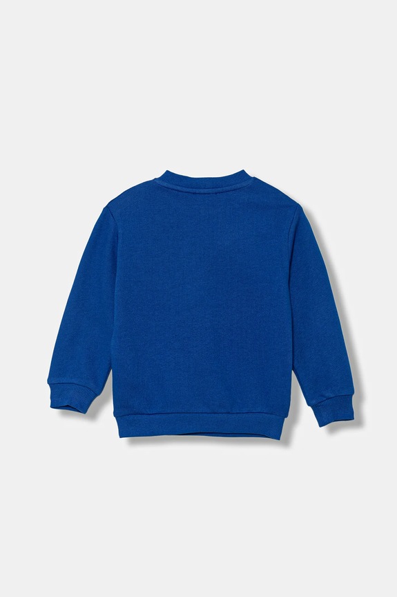 Dječja pamučna dukserica United Colors of Benetton 3J68G10KN.P.seasonal plava AW25