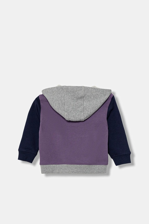 Παιδική βαμβακερή μπλούζα United Colors of Benetton 3J68G2014.P.seasonal μωβ AW25