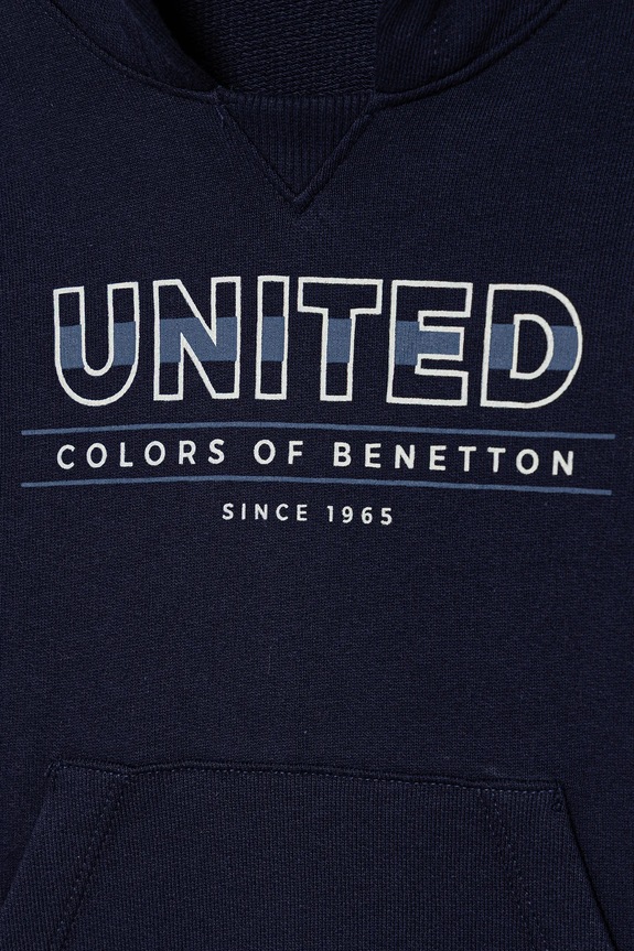 Αγορίστικα Παιδική βαμβακερή μπλούζα United Colors of Benetton 3J68G2014.P.seasonal σκούρο μπλε