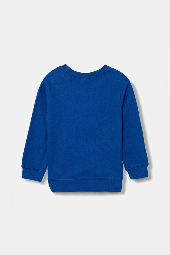 United Colors of Benetton hanorac de bumbac pentru copii 3J70G10JY.P.seasonal albastru AW25