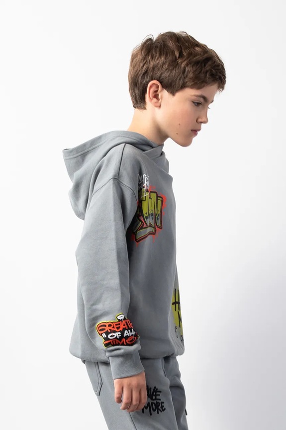 Βαμβακερή παιδική μπλούζα Coccodrillo ZC5132301SBJ