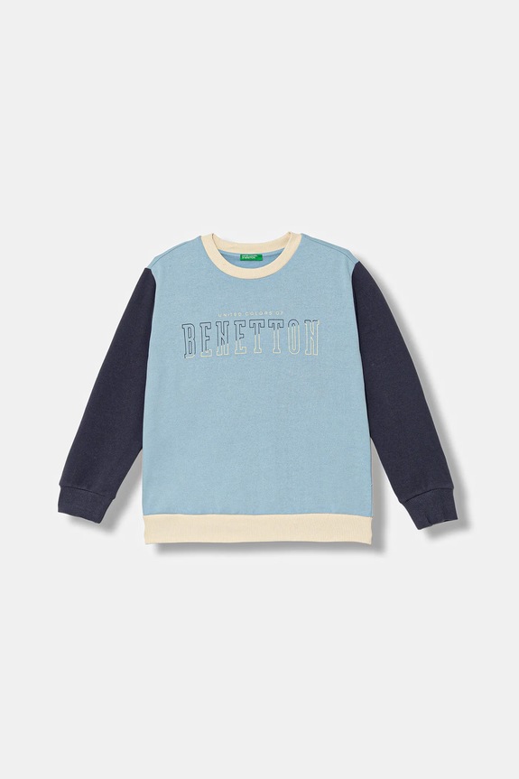 United Colors of Benetton bluza dziecięca pozostałe niebieski 3EB5C10R5.G.Seasonal