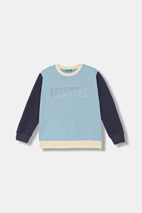 United Colors of Benetton bluza dziecięca pozostałe niebieski 3EB5C10R5.G.Seasonal