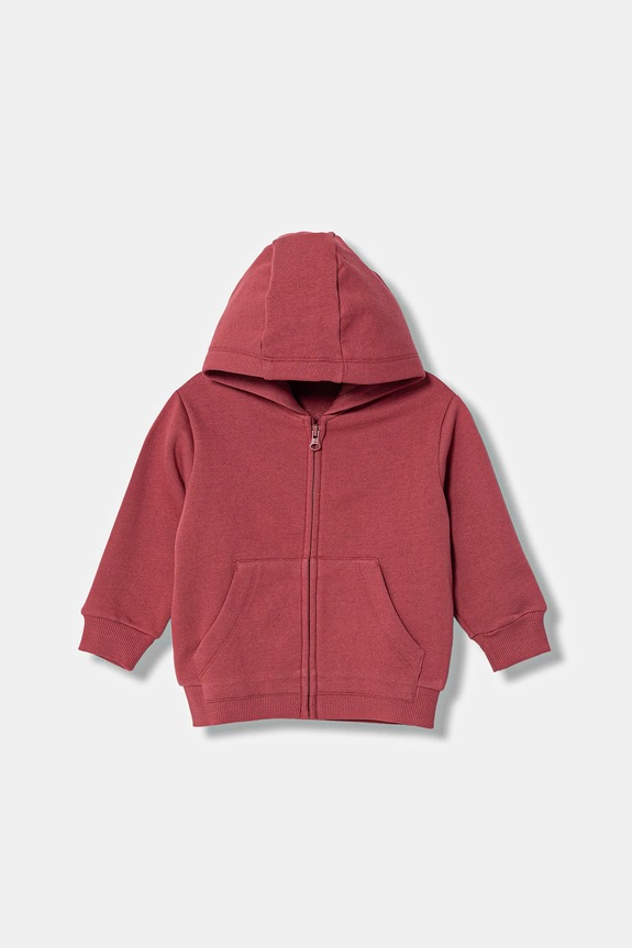 Детски суичър United Colors of Benetton 3J73G5046.P.Seasonal червен AW25