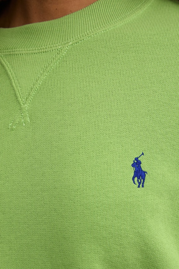Bavlnená mikina Polo Ralph Lauren 211971690 zelená