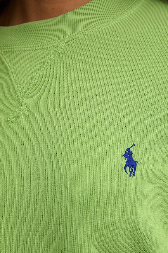 Bavlnená mikina Polo Ralph Lauren 211971690 zelená