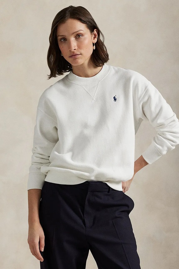 Polo Ralph Lauren bluza gładkie biały 211971697