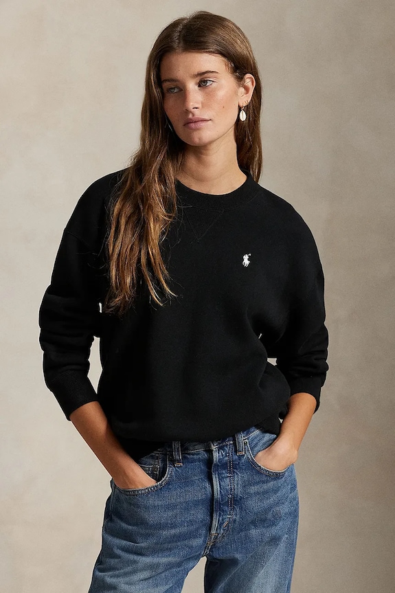 Polo Ralph Lauren bluza gładkie czarny 211971697