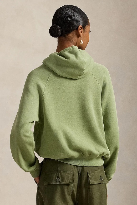 Polo Ralph Lauren felpa con cappuccio da donna 211971698 verde SS26