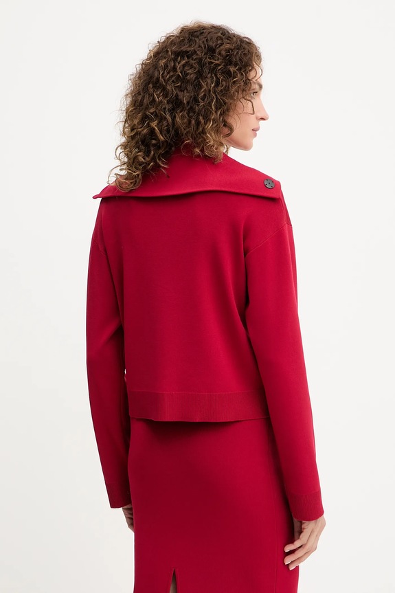 Odzież Patrizia Pepe bluza 8K0307.K266 czerwony