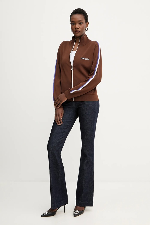 Dukserica Patrizia Pepe 8K0308.K266 smeđa AW25