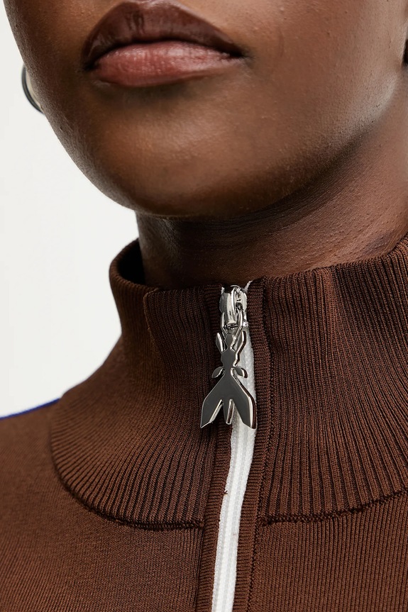 Dukserica Patrizia Pepe 8K0308.K266 smeđa