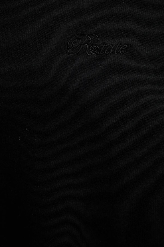 Rotate bluza bawełniana 114390100 czarny