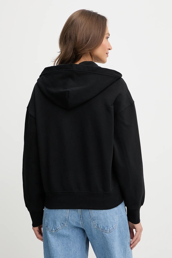 Βαμβακερή μπλούζα Calvin Klein LV044C211G μαύρο SS26