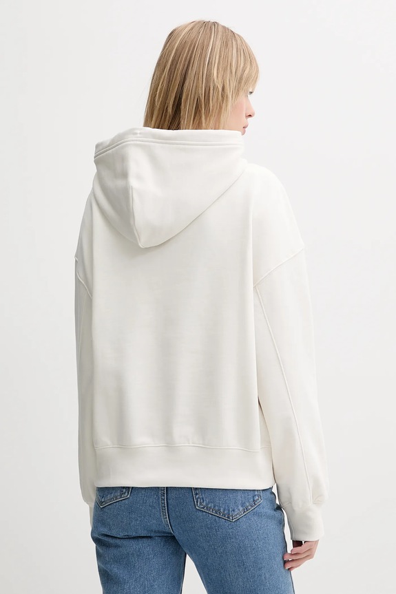 Bavlněná mikina Calvin Klein LV044C210G béžová AW25