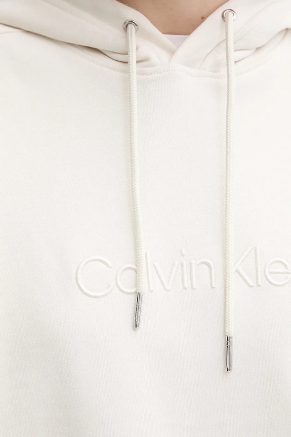 Bavlněná mikina Calvin Klein béžová LV044C210G