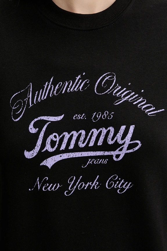 Tommy Jeans bluza bawełniana DW0DW20942 czarny