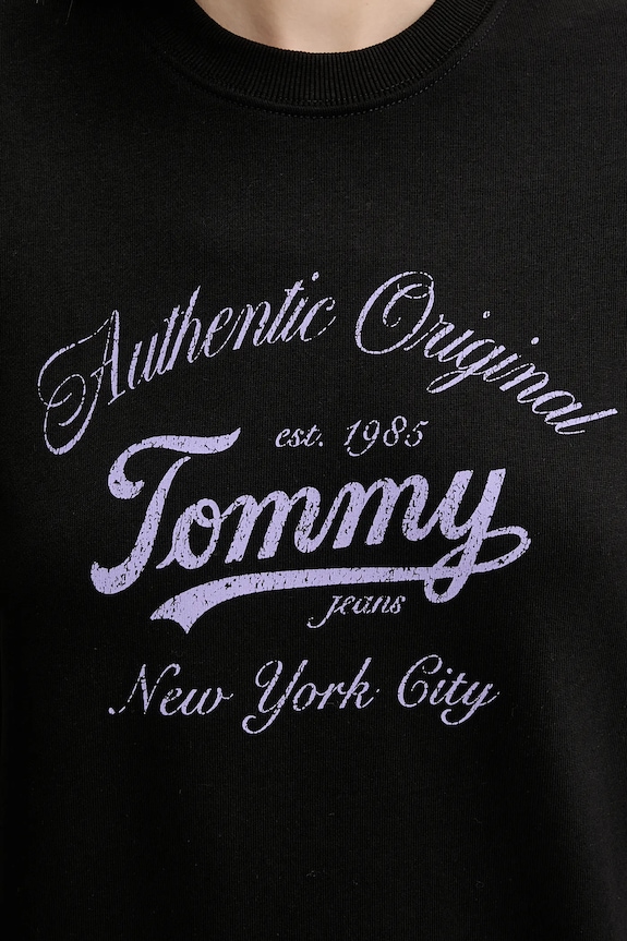 Tommy Jeans bluza bawełniana DW0DW20942 czarny