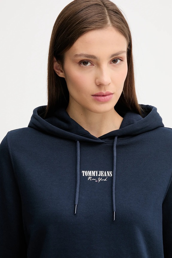 Odzież Tommy Jeans bluza bawełniana DW0DW20943 granatowy