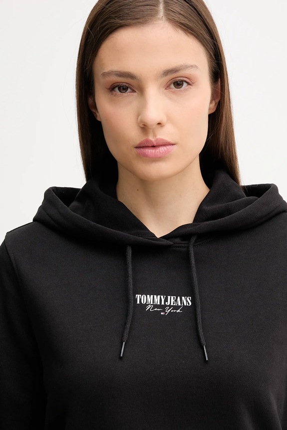 Odzież Tommy Jeans bluza bawełniana DW0DW20943 czarny