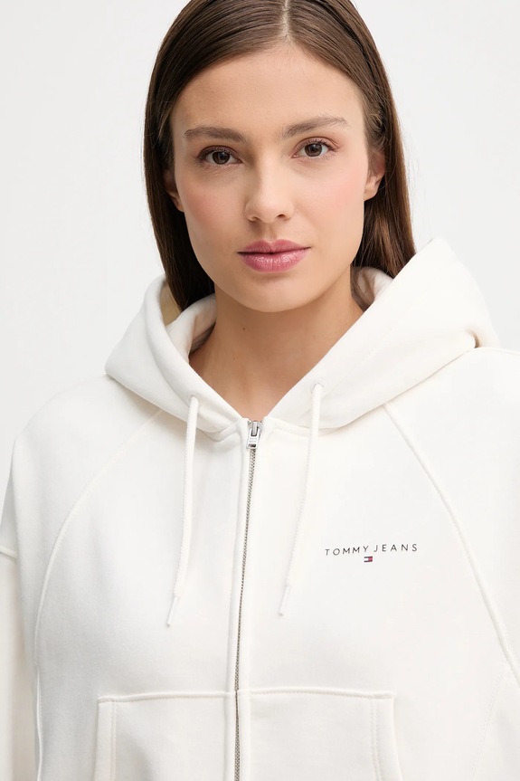 Odzież Tommy Jeans bluza DW0DW21163 biały