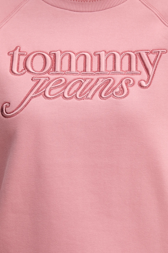 Mikina Tommy Jeans oranžová DW0DW21196
