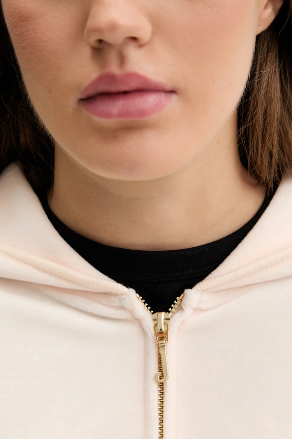 Dukserica Juicy Couture HERITAGE ROBYN HOODIE JCSEBJ007G bež