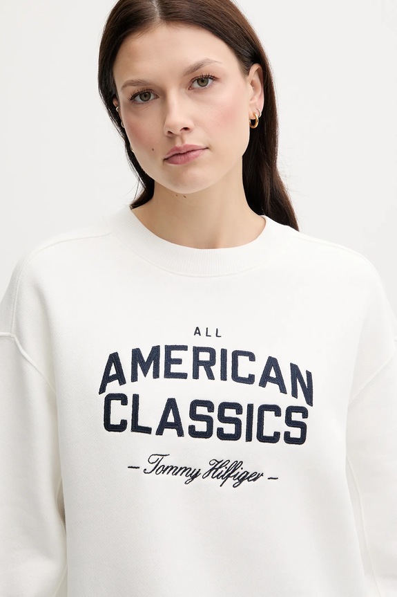 Μπλούζα Tommy Hilfiger λευκό WW0WW45752