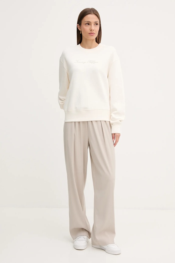 Tommy Hilfiger felpa WW0WW47159 beige AW25