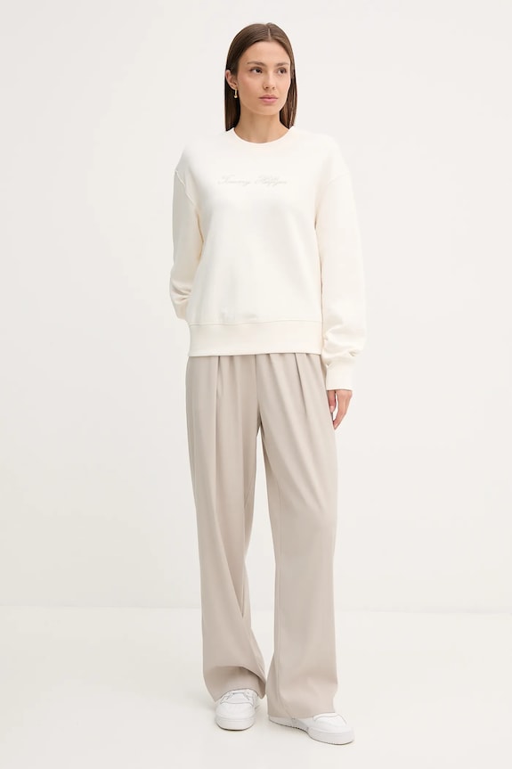 Tommy Hilfiger felpa WW0WW47159 beige AW25