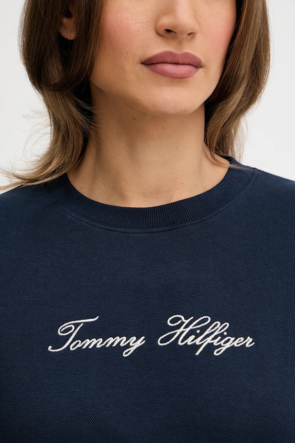 Dukserica Tommy Hilfiger mornarsko plava WW0WW47159