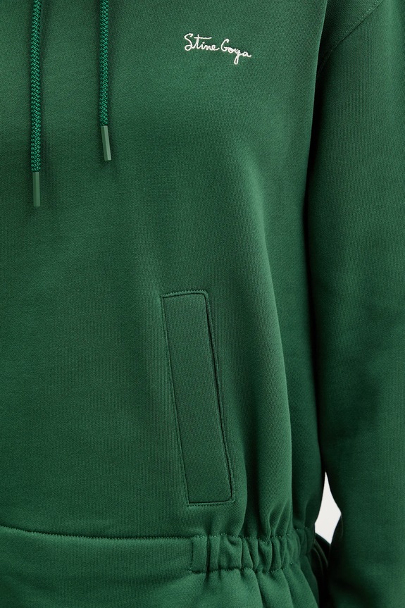 Stine Goya hanorac de bumbac SG.AW25.T085.2430 verde