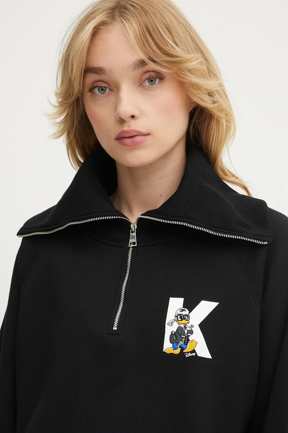 Mikina Karl Lagerfeld KL X DISNEY čierna A3W20063