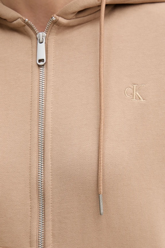 Μπλούζα Calvin Klein Jeans LV047B237G καφέ