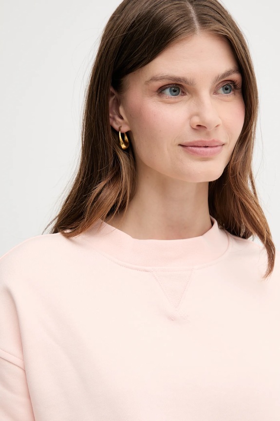 Calvin Klein Jeans bluza bawełniana różowy LV047B238G