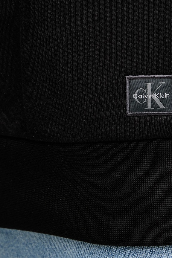 Bombažen pulover Calvin Klein Jeans LV047B238G črna