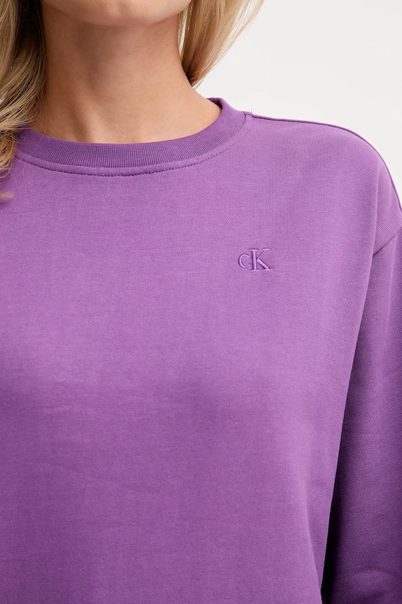 Pulover Calvin Klein Jeans LV047B236G vijolična