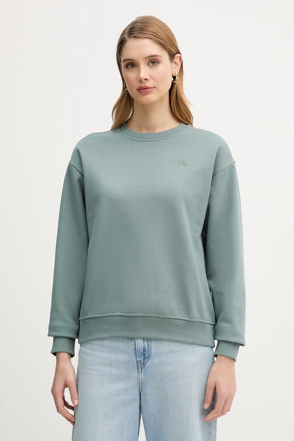 Calvin Klein Jeans bluza pozostałe turkusowy LV047B236G