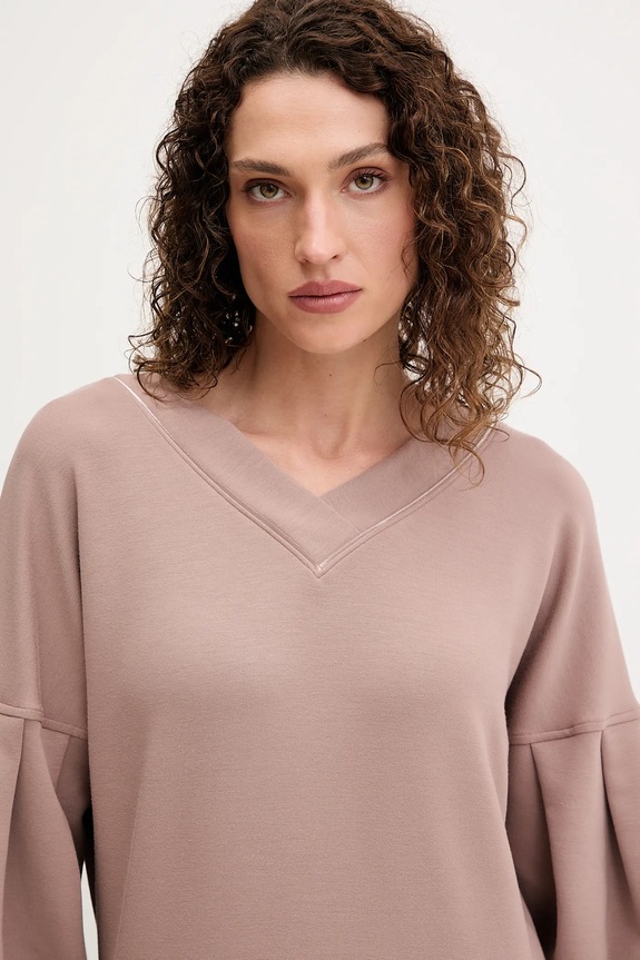 Mikina BOSS Scuba_Sweatshirt hnedá 50545647