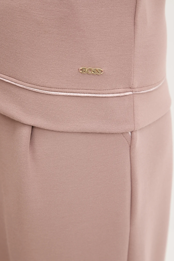 Mikina BOSS Scuba_Sweatshirt 50545647 hnedá
