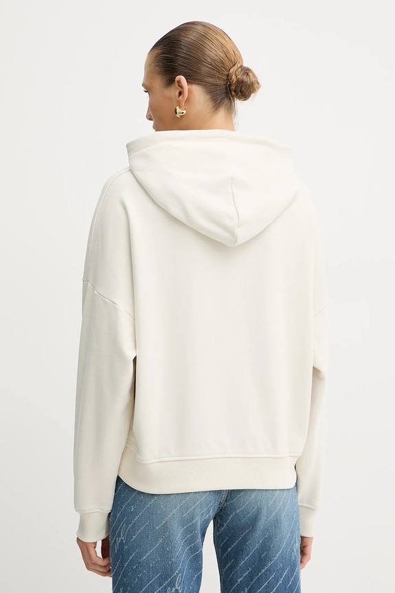 Odzież BOSS Orange bluza bawełniana C_Ehoody_s 50547572 beżowy