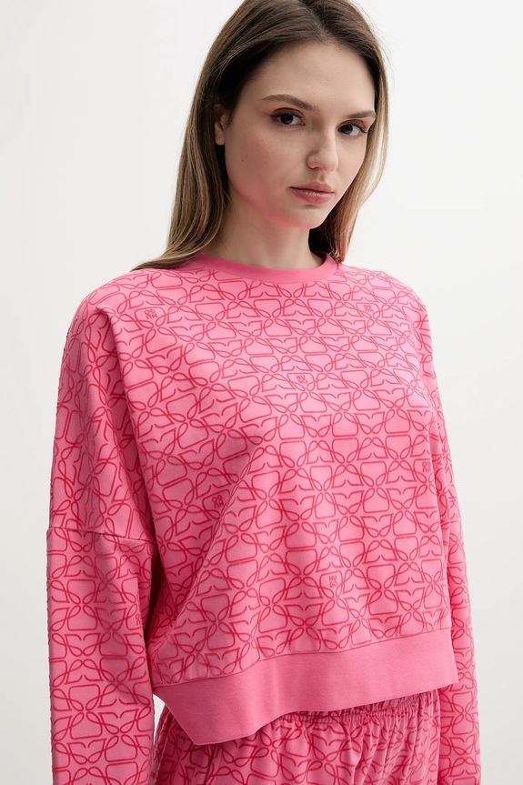 Mikina HUGO LOKKY Sweatshirt ružová 50545210