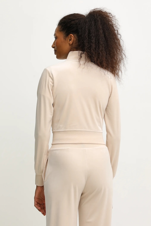 Oblečenie Velúrová mikina Guess COUTURE V3BQ22.K0232 béžová
