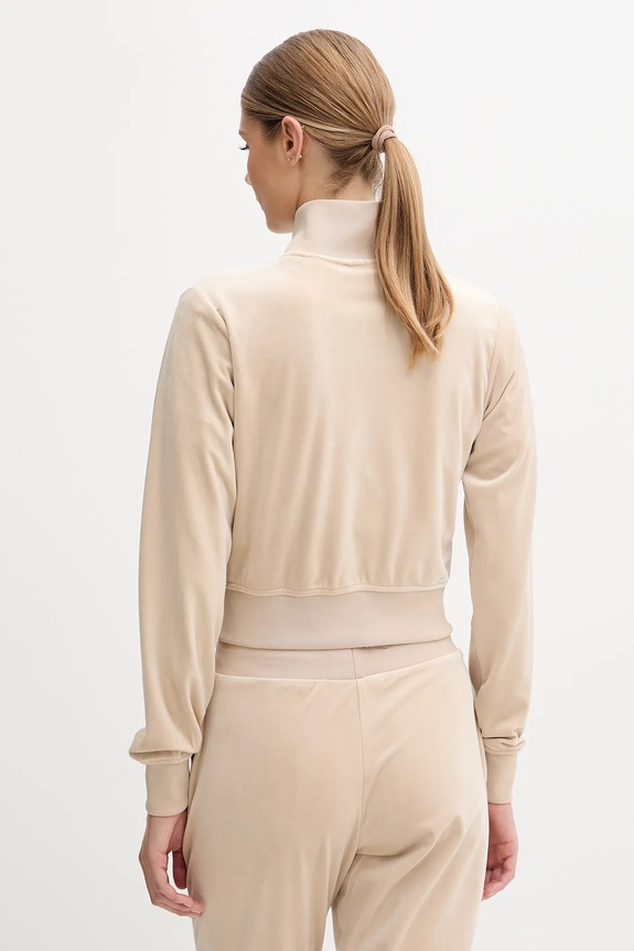 Odzież Guess bluza welurowa COUTURE V3BQ22.K0232 beżowy