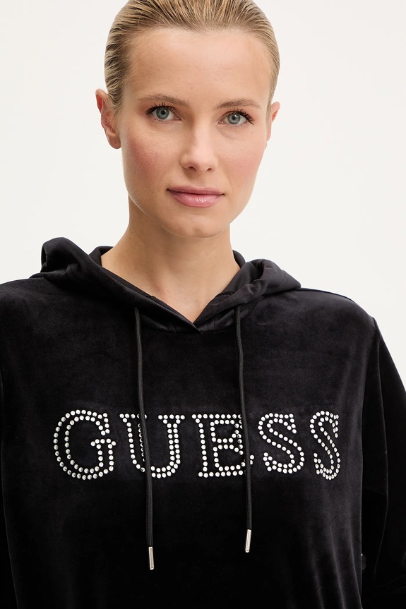 Dukserica Guess COUTURE crna V4RQ25.K0232