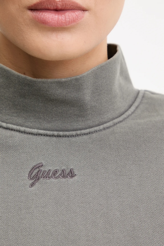 Βαμβακερή μπλούζα Guess MISTY V5RQ13.KCOS1 γκρί
