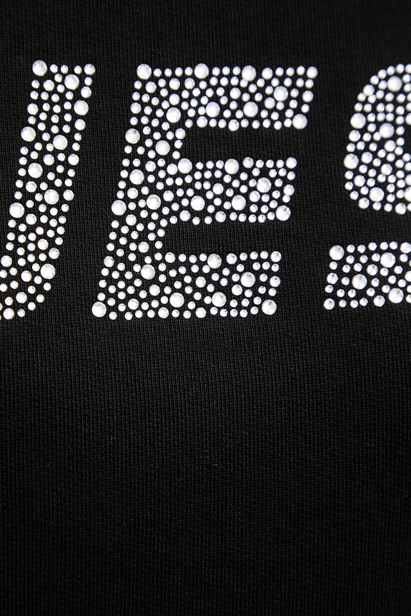 Pamučna dukserica Guess PRIMULA V5YQ12.KCRP0 crna